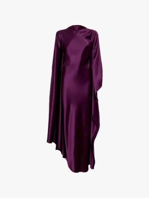 Acler Jarvis draped-sleeve maxi dress