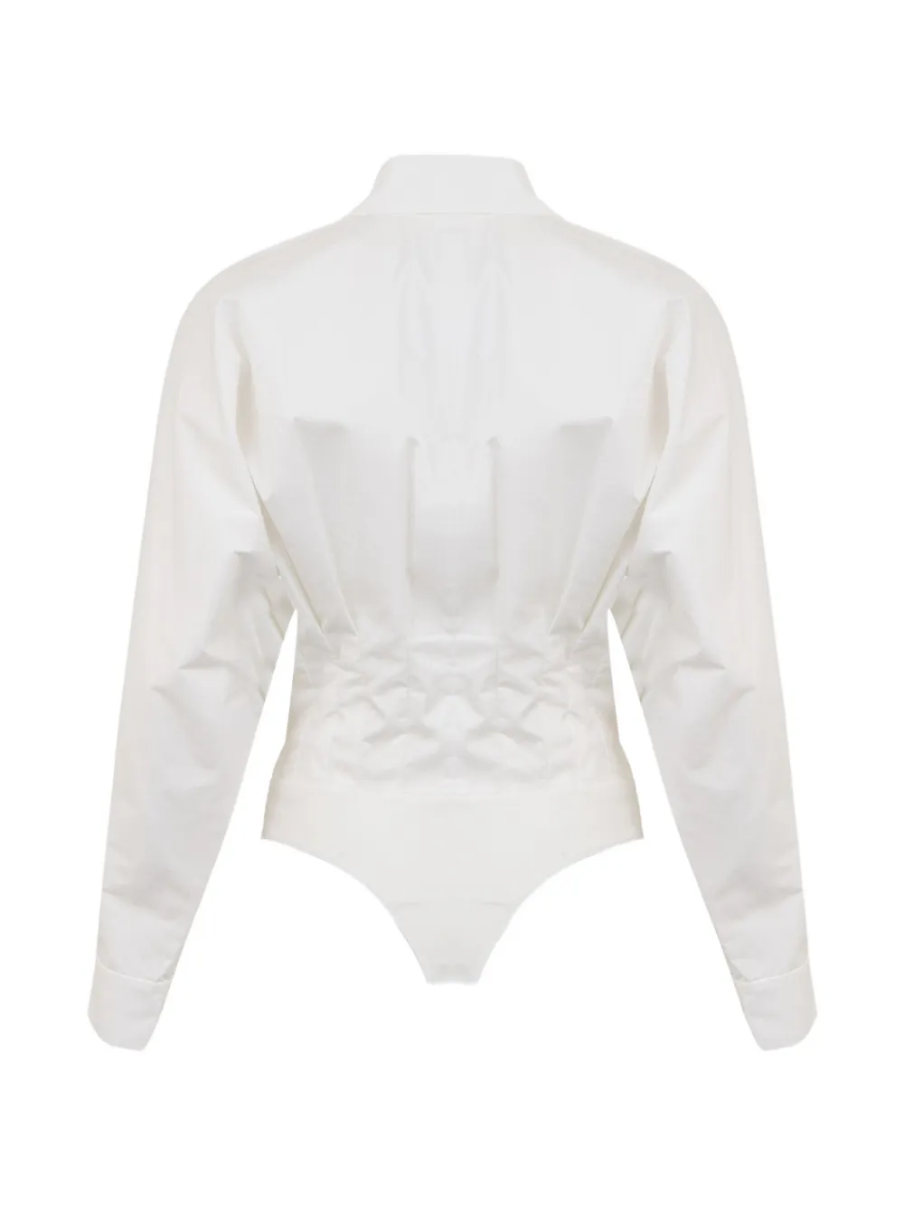 SIMKHAI Dolman body met plooien Wit