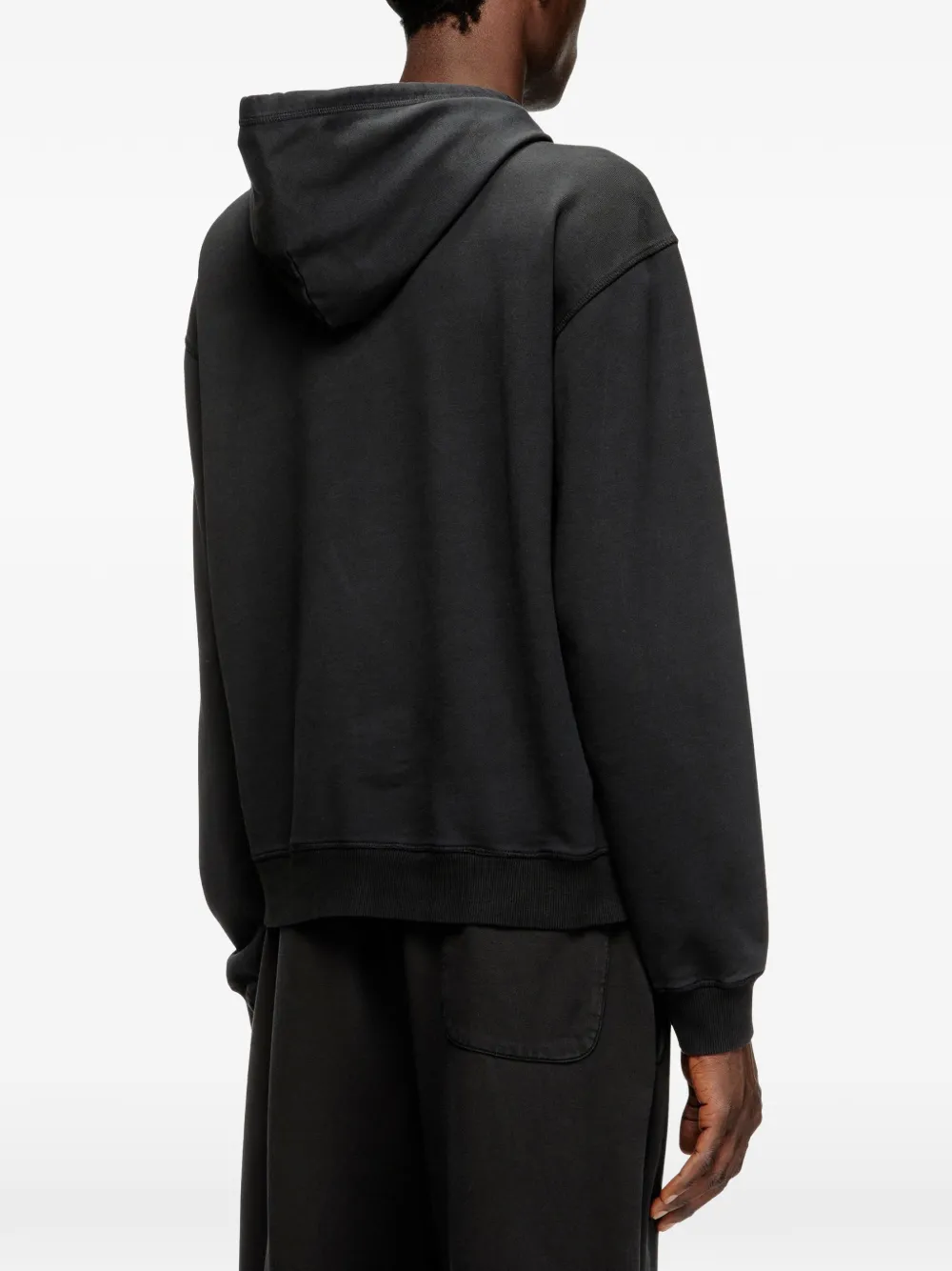 Diesel S-Norm hoodie met logoprint Zwart