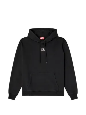 Diesel S-Macs-Hood-Od メタリックロゴ パーカー | ブラック | FARFETCH JP