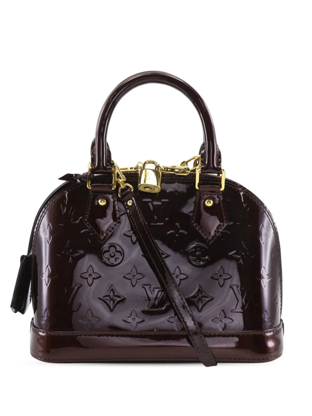 Louis Vuitton Pre-Owned 2012 Monogram Vernis Alma BB satchel - Violett