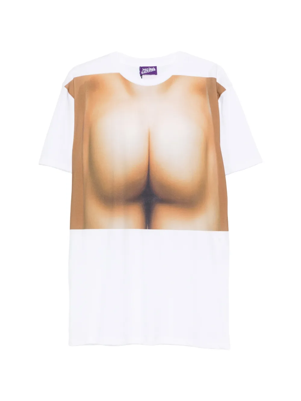 Jean Paul Gaultier trompe l'oeil graphic-print T-shirt - Bianco