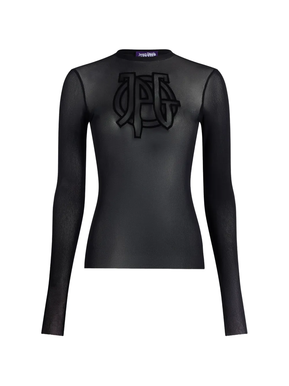 Jean Paul Gaultier Doorzichtige top Blauw