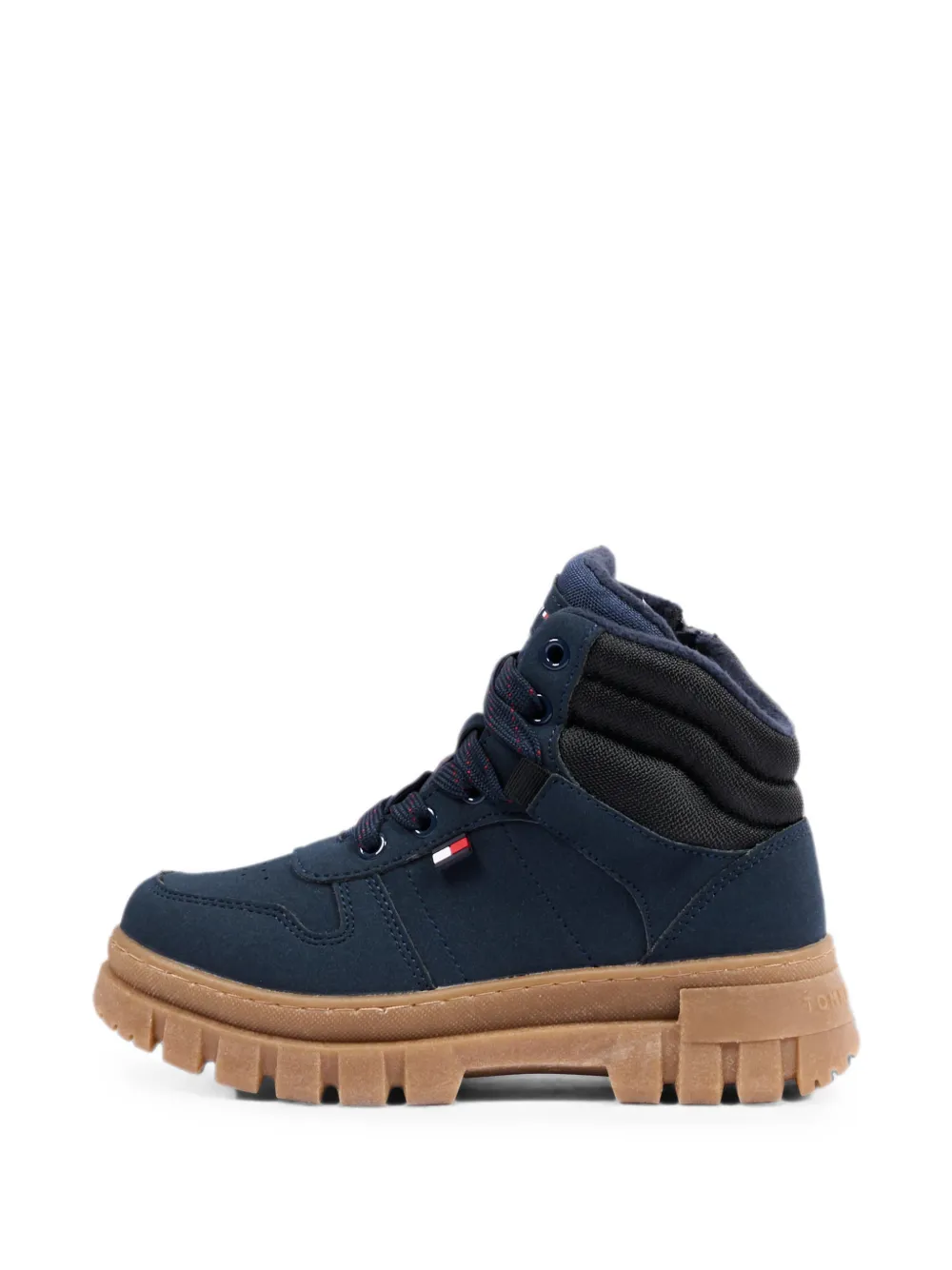 Tommy Hilfiger Junior canvas lace-up boots Blauw