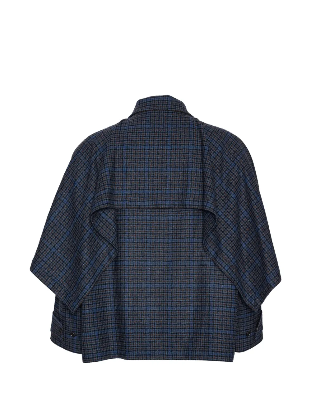 Henrik Vibskov Uncut jack met pied-de-poule print Blauw