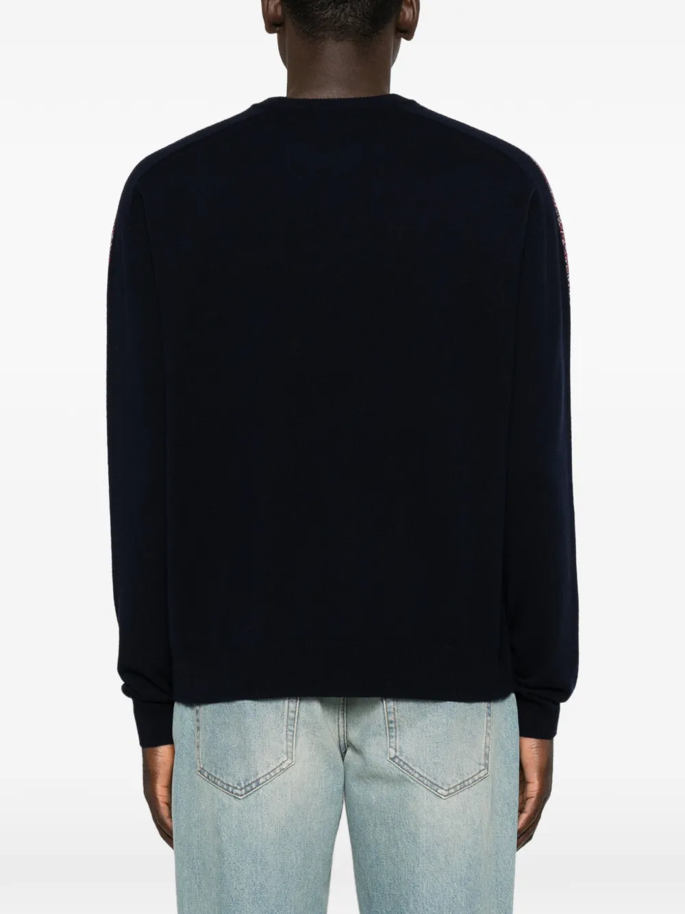 Iceberg Trui met geborduurd logo en zijstreep Blauw