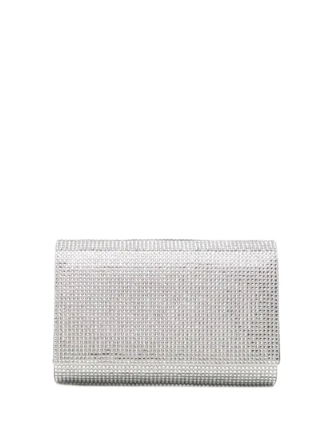 René Caovilla crystal-embellished chain-strap clutch bag