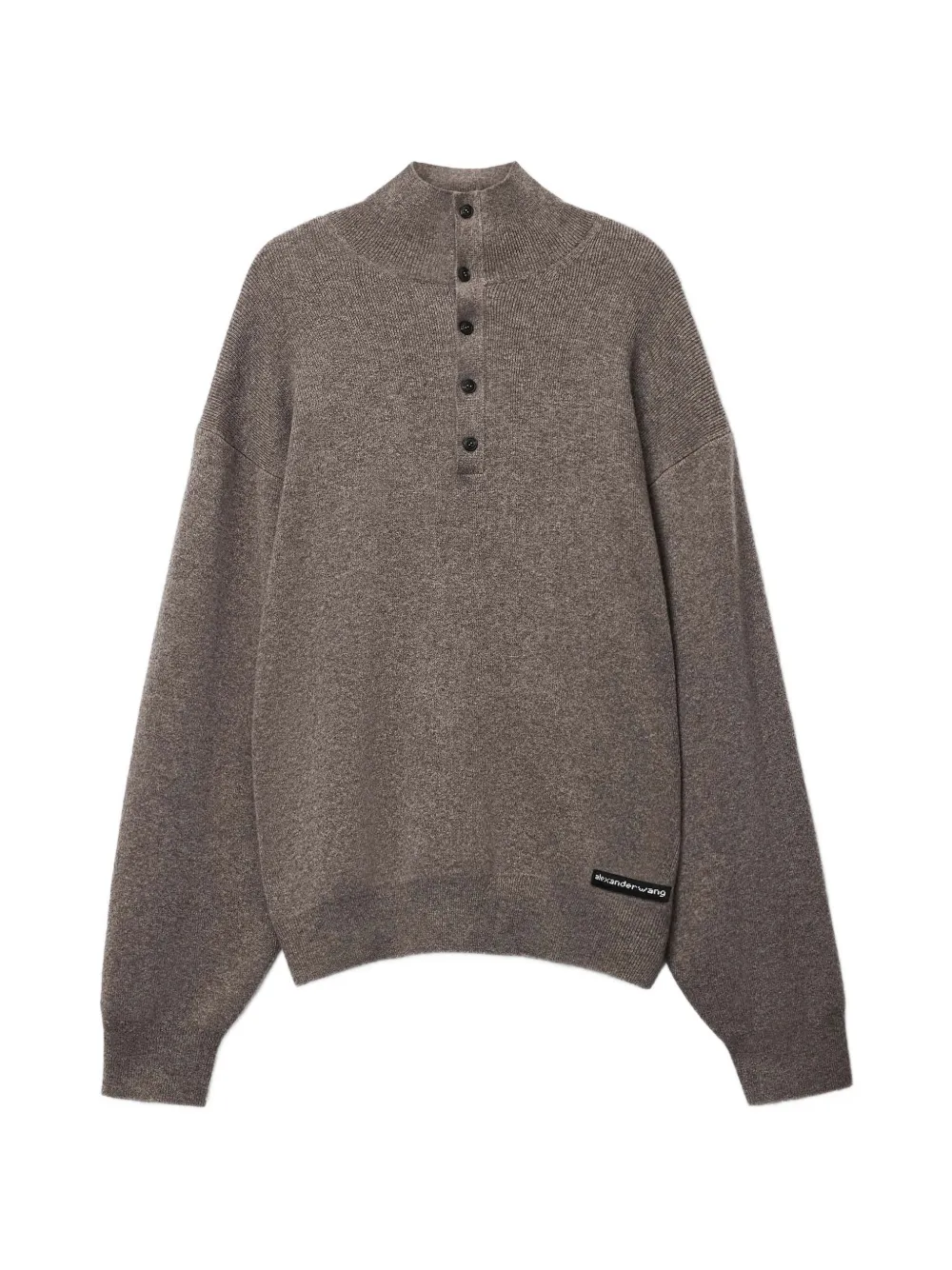Alexander Wang turtleneck henley sweater