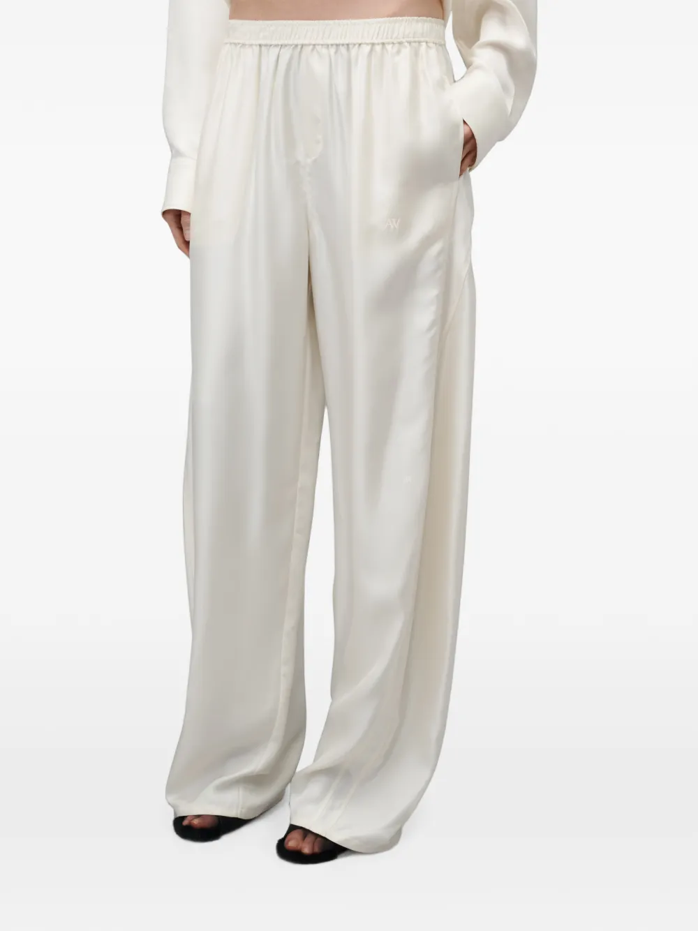 Alexander Wang Mid-waist trainingsbroek Beige