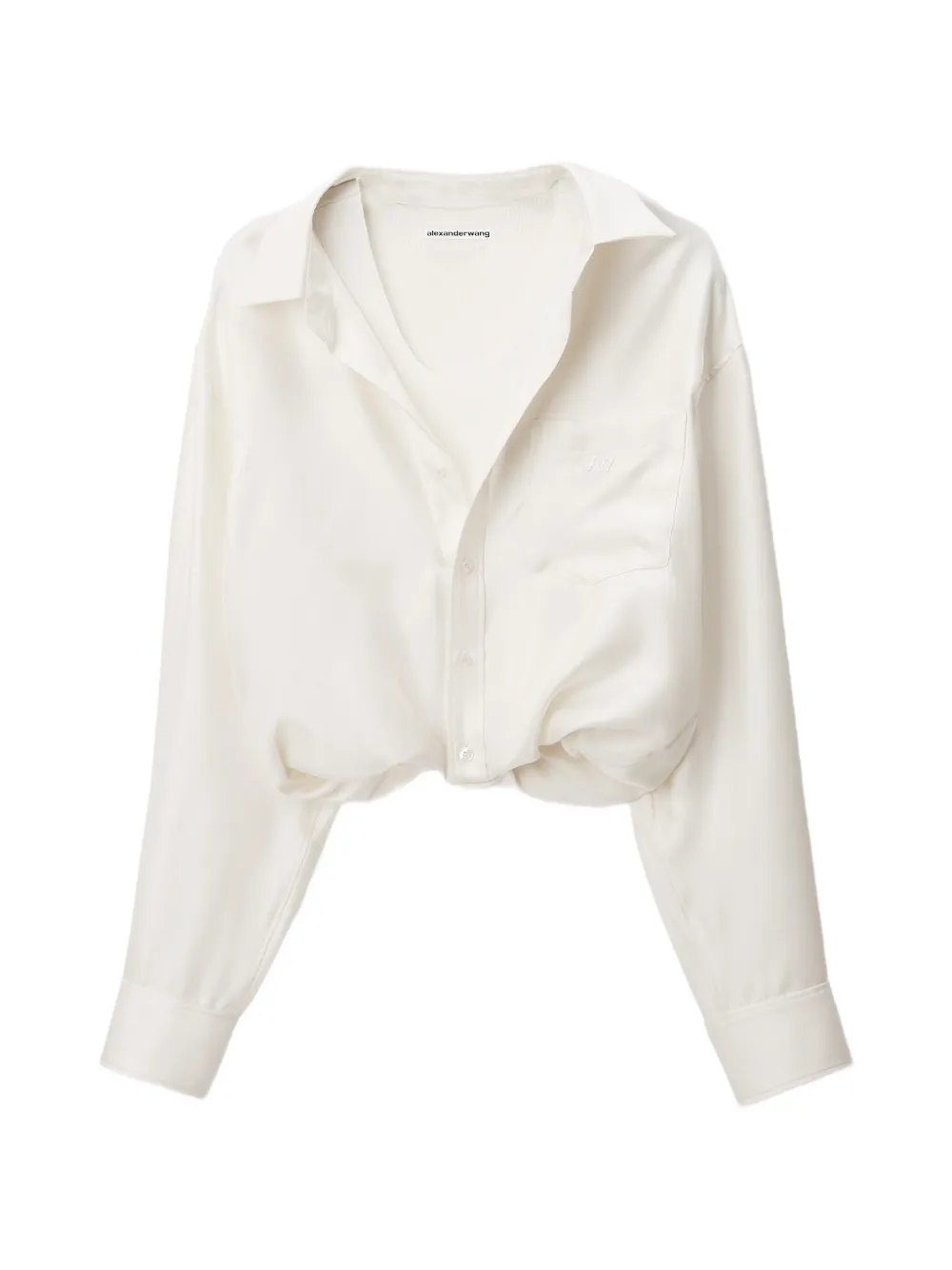 Alexander Wang silk layered cami shirt top