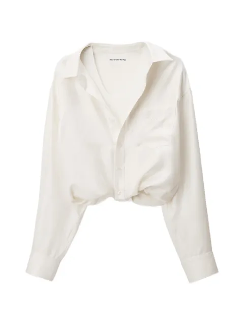 Alexander Wang top estilo camisero