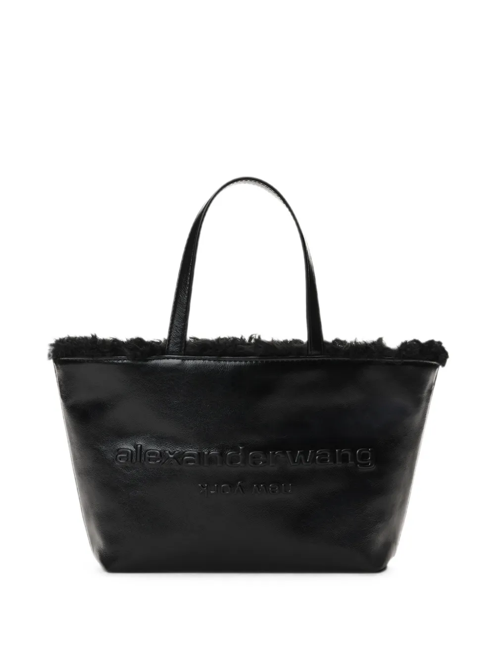 Alexander Wang Borsa tote Punch piccola con tracolla rimovibile - Nero