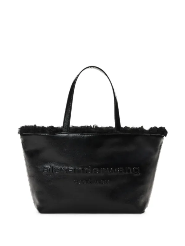Alexander Wang Punch Small Tote W/ Detachable Strap in Black