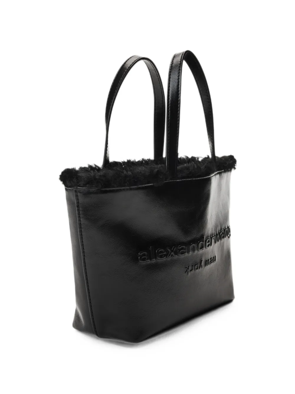 Alexander Wang Punch kleine shopper met afneembare band Zwart