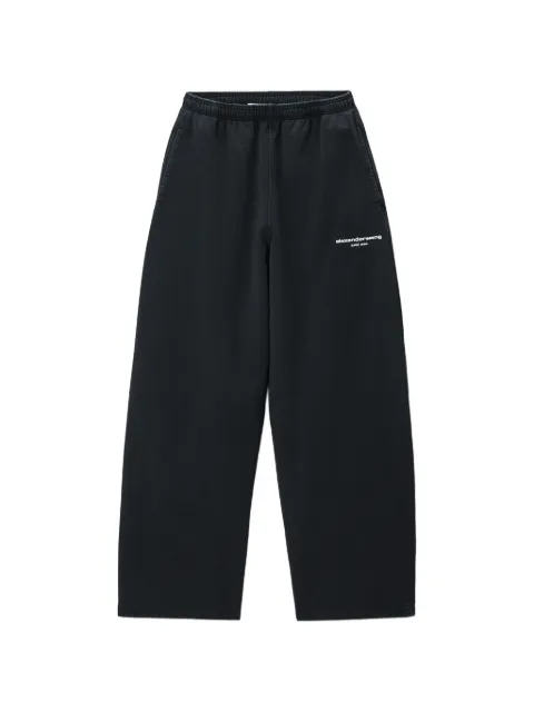 Alexander Wang logo-print mid-rise relaxed sweatpants