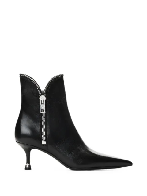 Alexander Wang Akilia zip-detail leather ankle boots