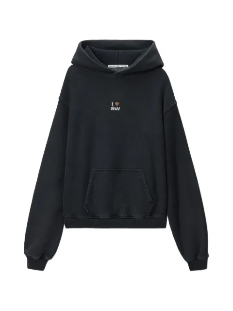 Alexander Wang graphic-print pouch-pocket hoodie