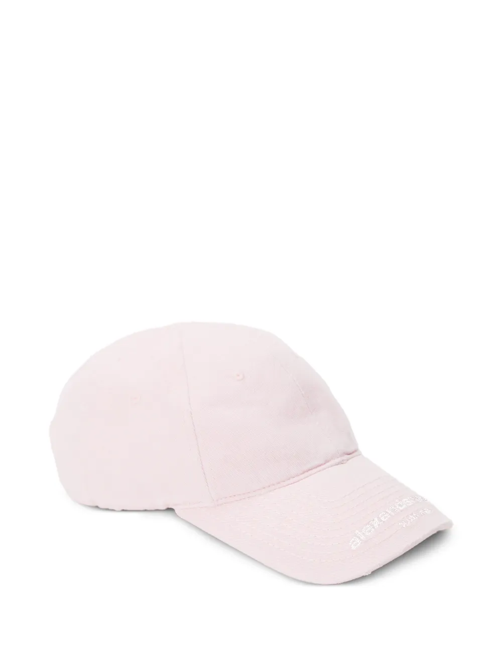 Alexander Wang crystal hotfix-logo twill baseball cap · One Size