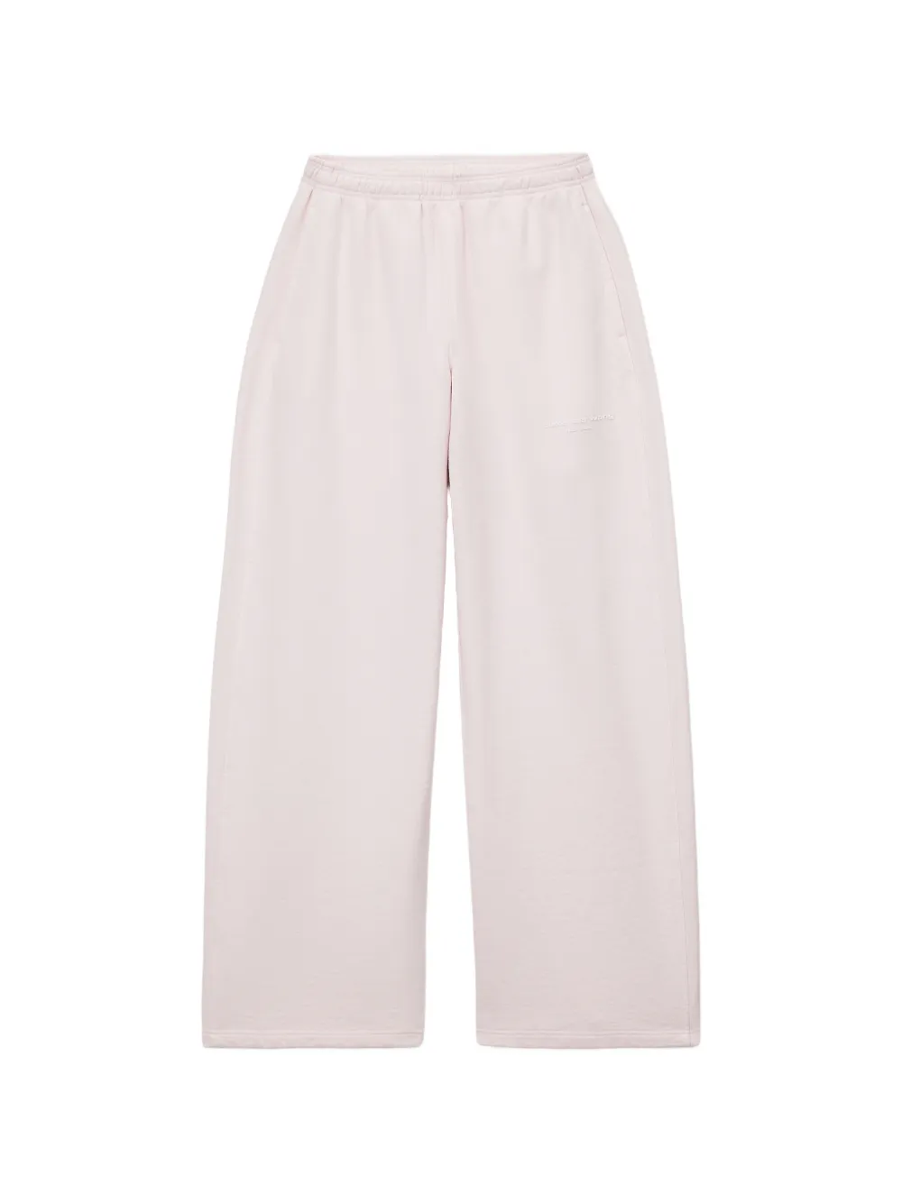Alexander Wang logo print mid-rise relaxed sweatpants - Rosa