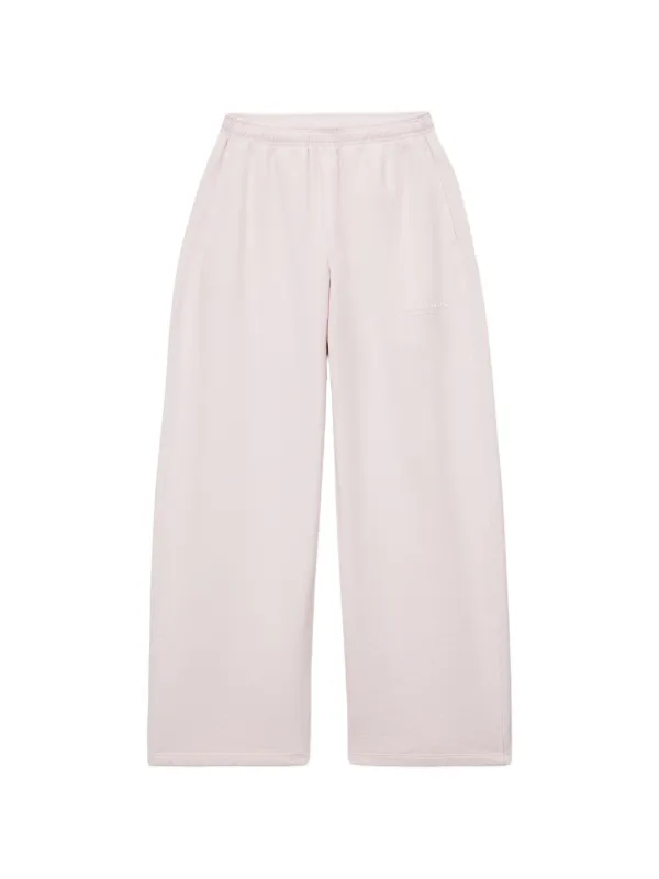 Alexander Wang Logo Print Mid-rise Relaxed Sweatpants in Pink