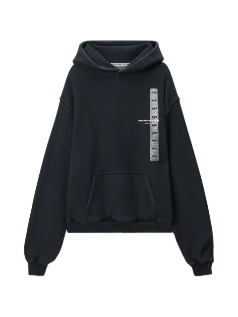 Alexander Wang graphic-print pouch-pocket hoodie