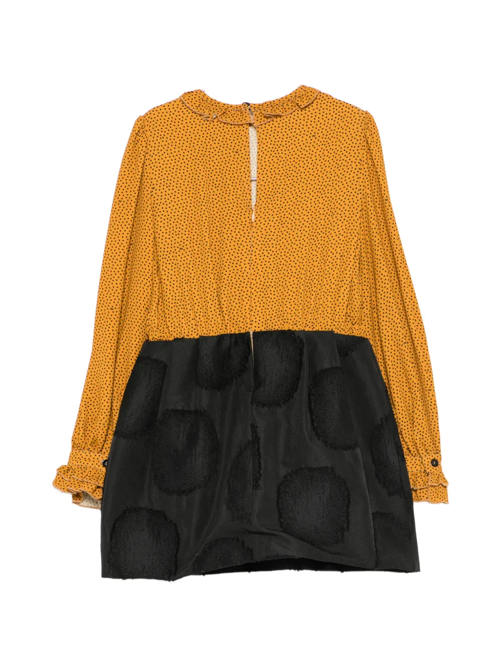 Elisabetta Franchi La Mia Bambina Jurk met stippen Bruin