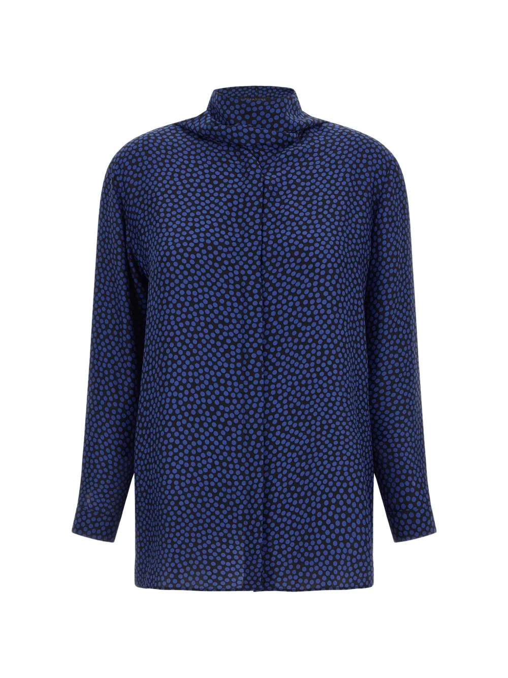 Gianluca Capannolo Katherine polka-dot silk shirt - Blu