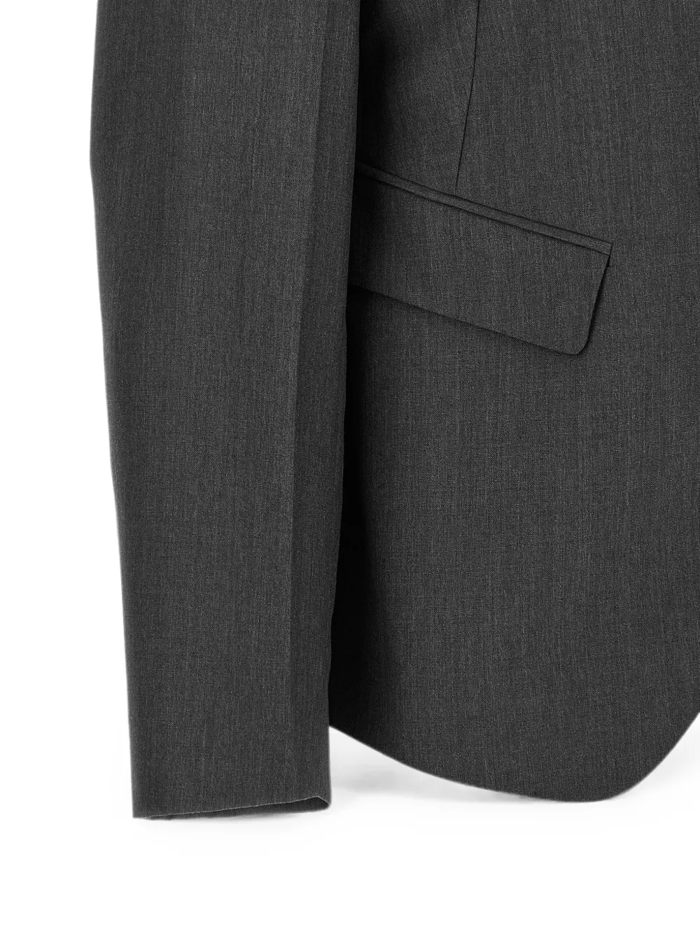 Jil Sander Blazer met enkele rij knopen Grijs