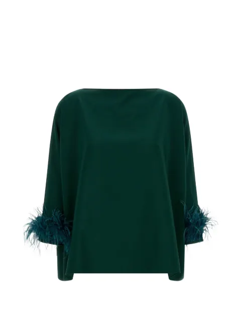 Gianluca Capannolo Laura feather-trim Laura blouse