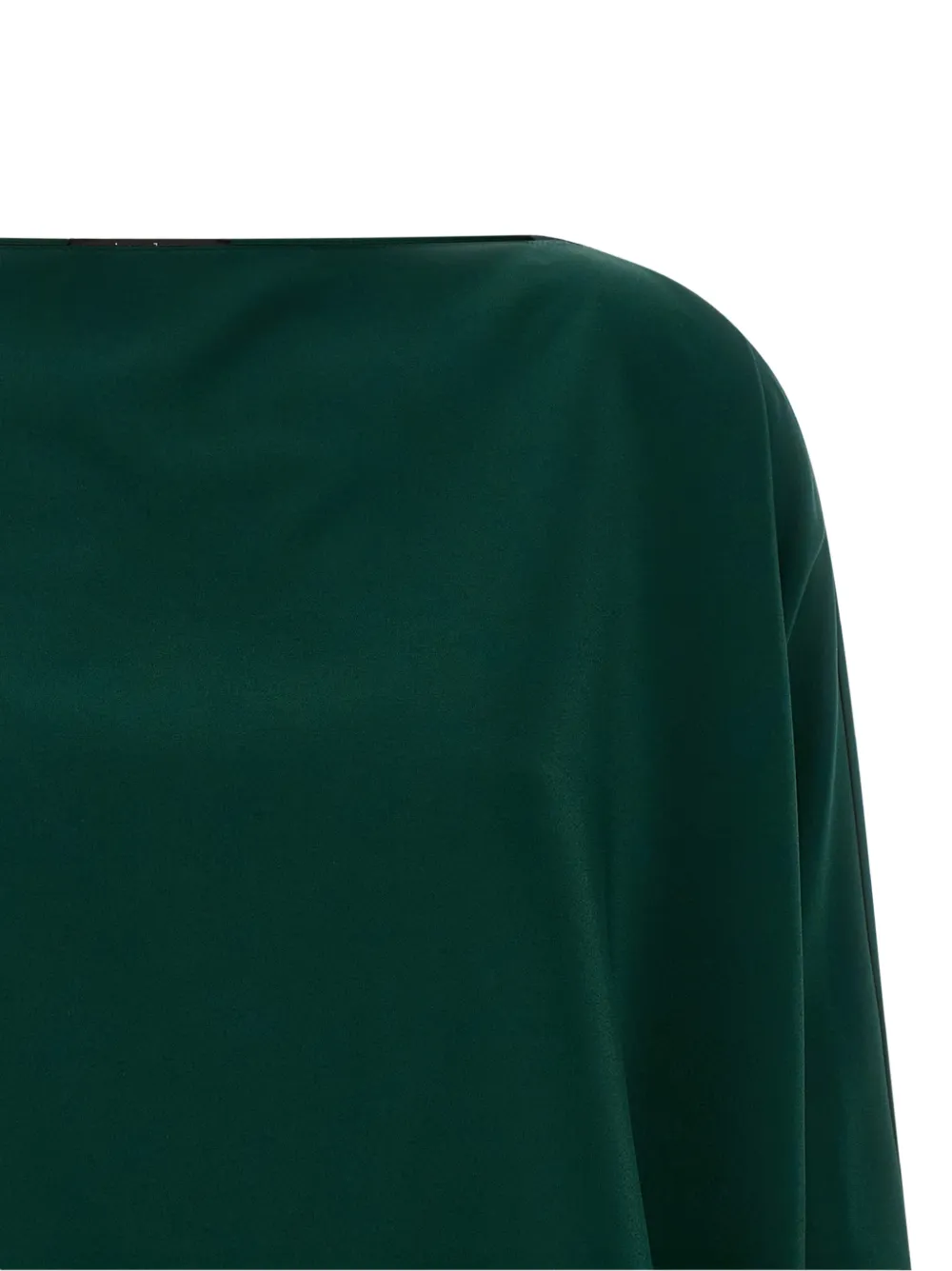Gianluca Capannolo Laura top met veren afwerking Groen