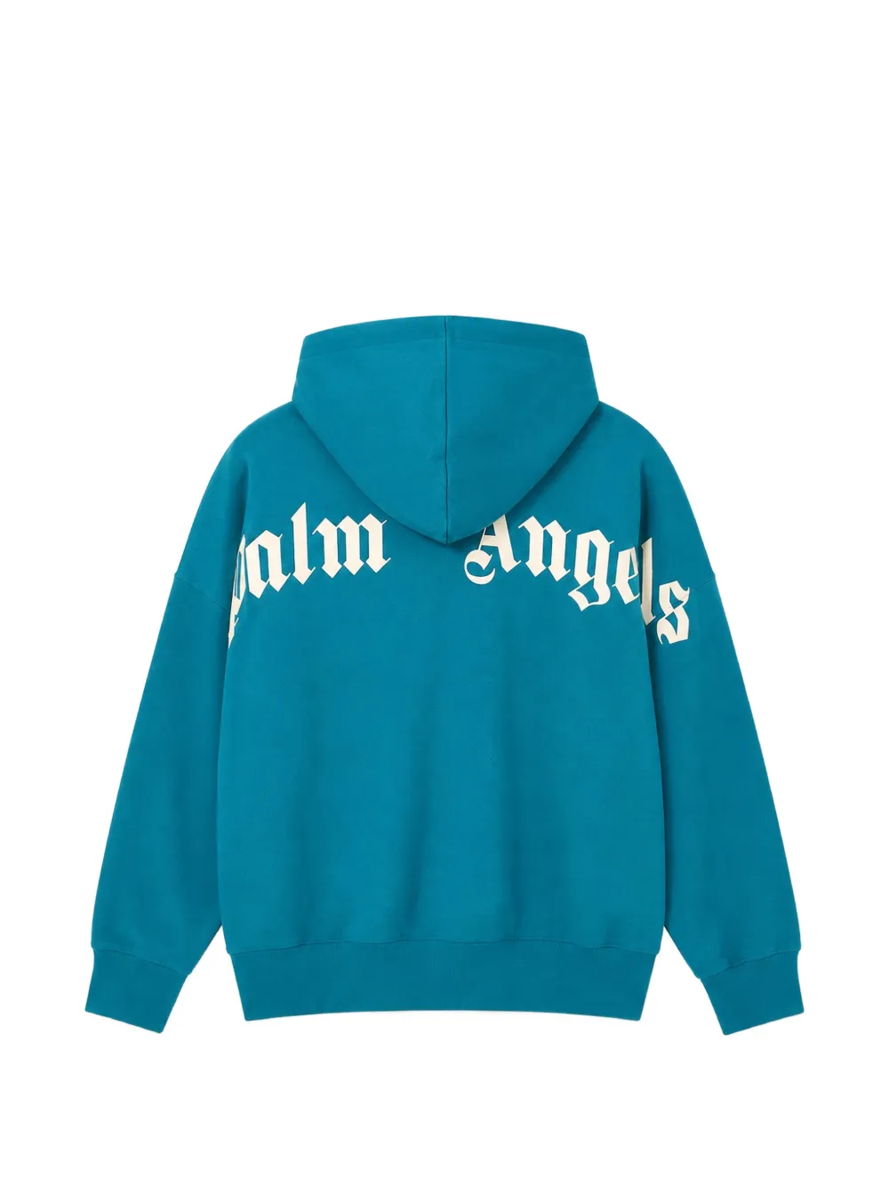 Palm Angels Kids Hoodie met logoprint Blauw