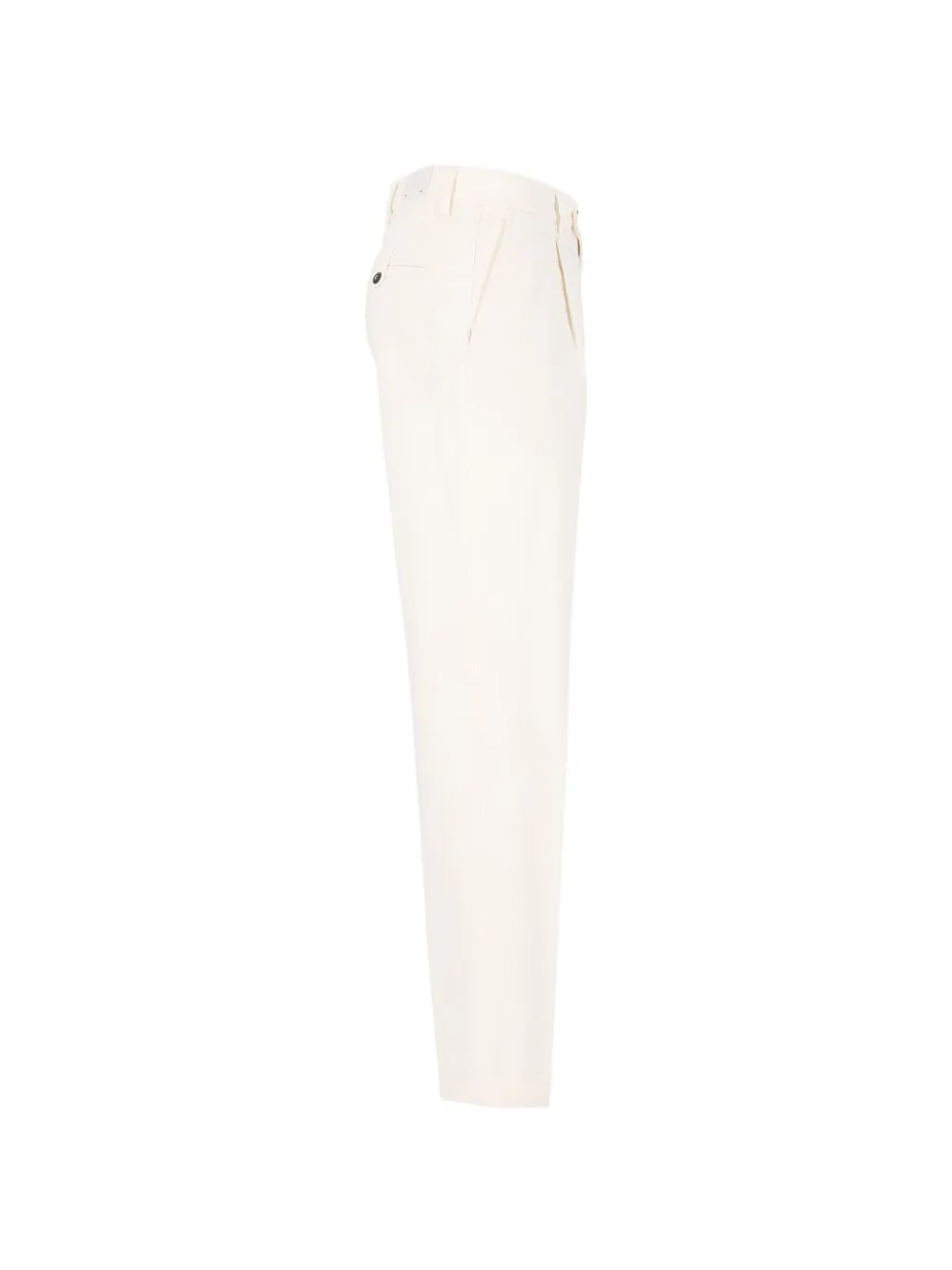 Eleventy Plooibroek met toelopende pijpen Beige