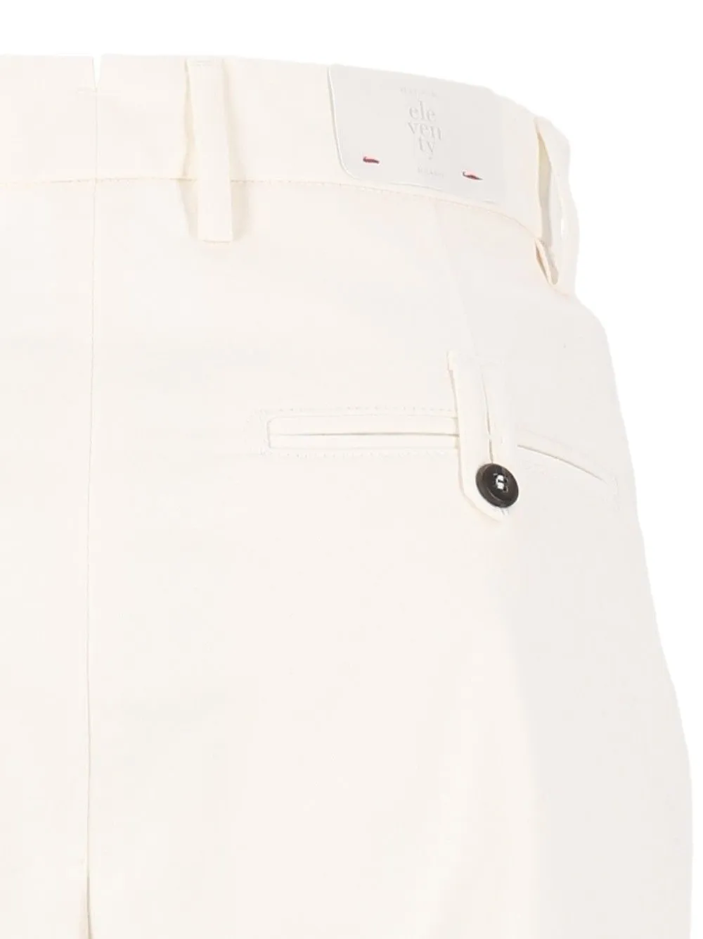 Eleventy Plooibroek met toelopende pijpen Beige