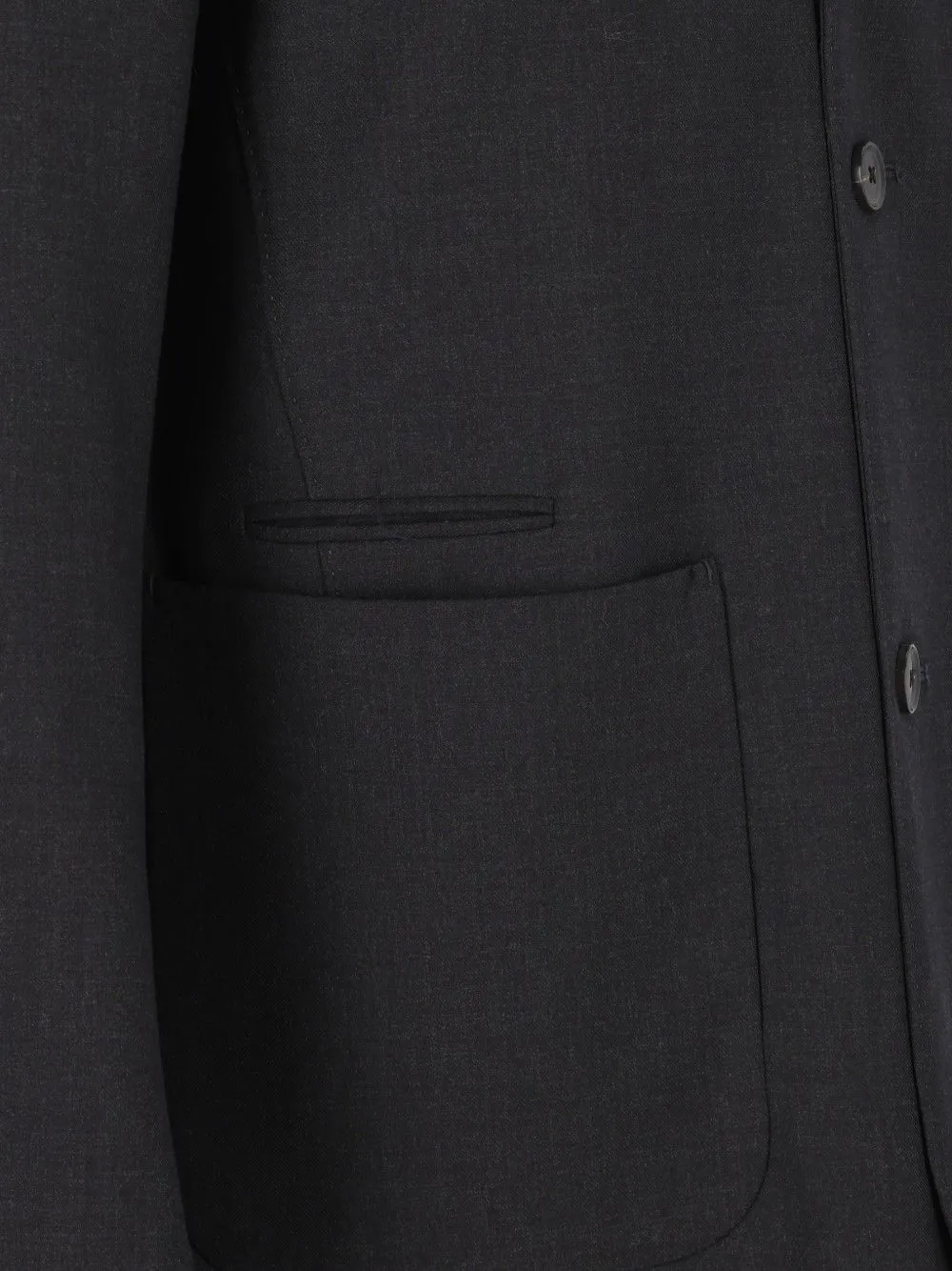 Paul Smith single-breasted wool jacket Grijs