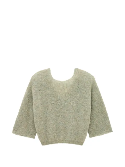 Ba&Sh Isaac V-back button-fastening sweater