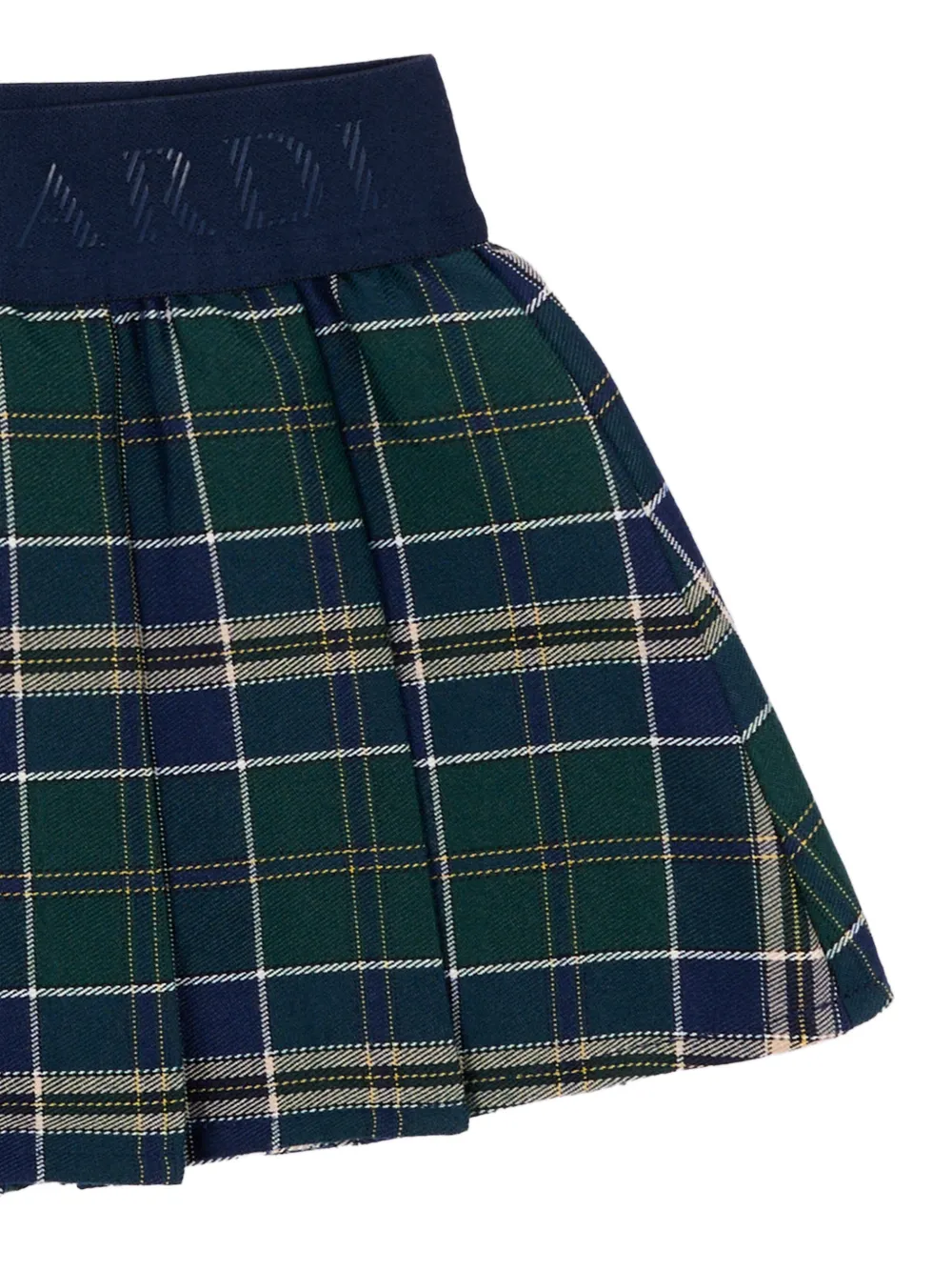 TRUSSARDI JUNIOR Plooirok met tartan ruit Groen