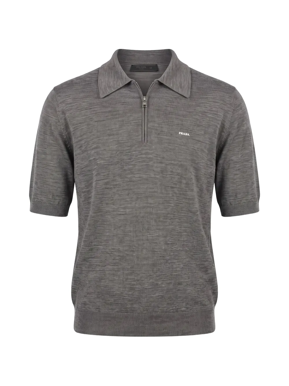 Prada superfine wool polo shirt - Grigio