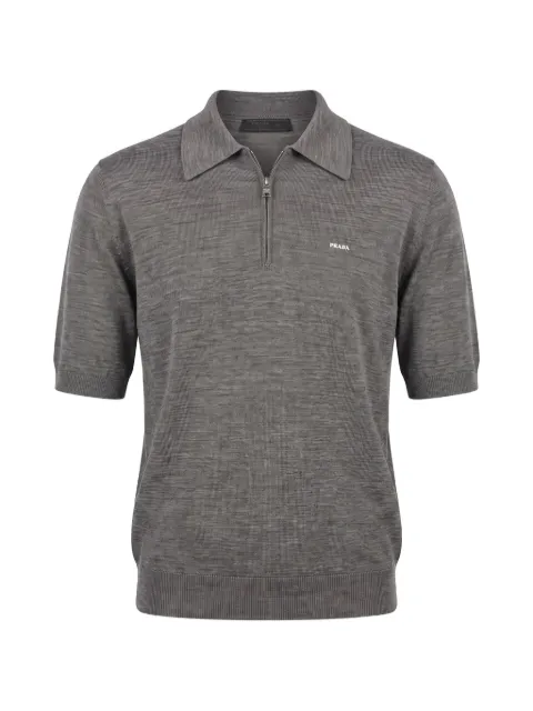 Prada superfine wool polo shirt
