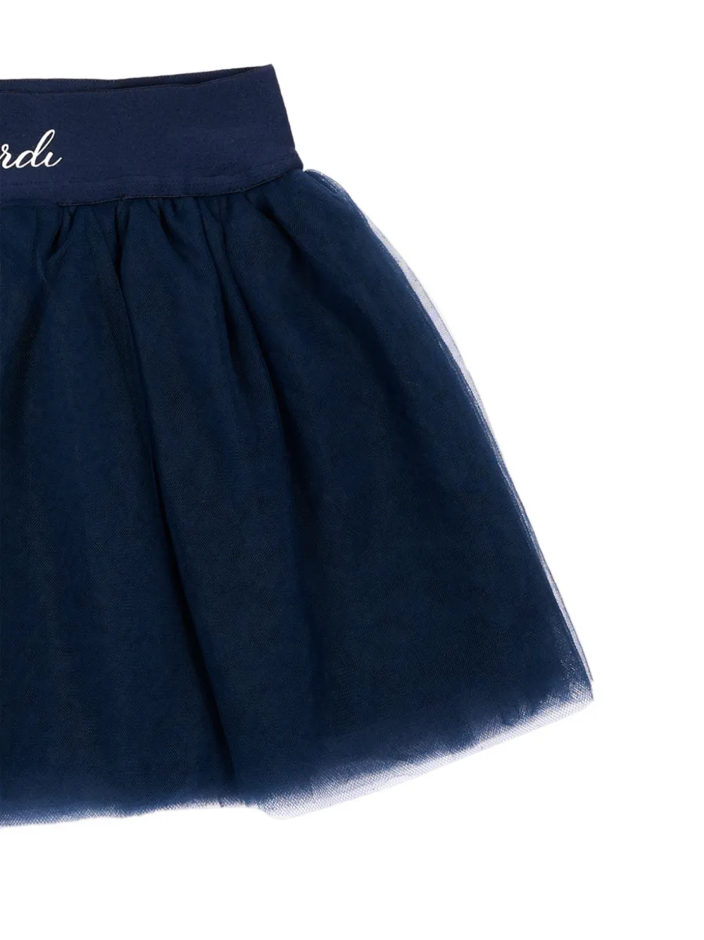 TRUSSARDI JUNIOR Tulen rok met logoprint Blauw