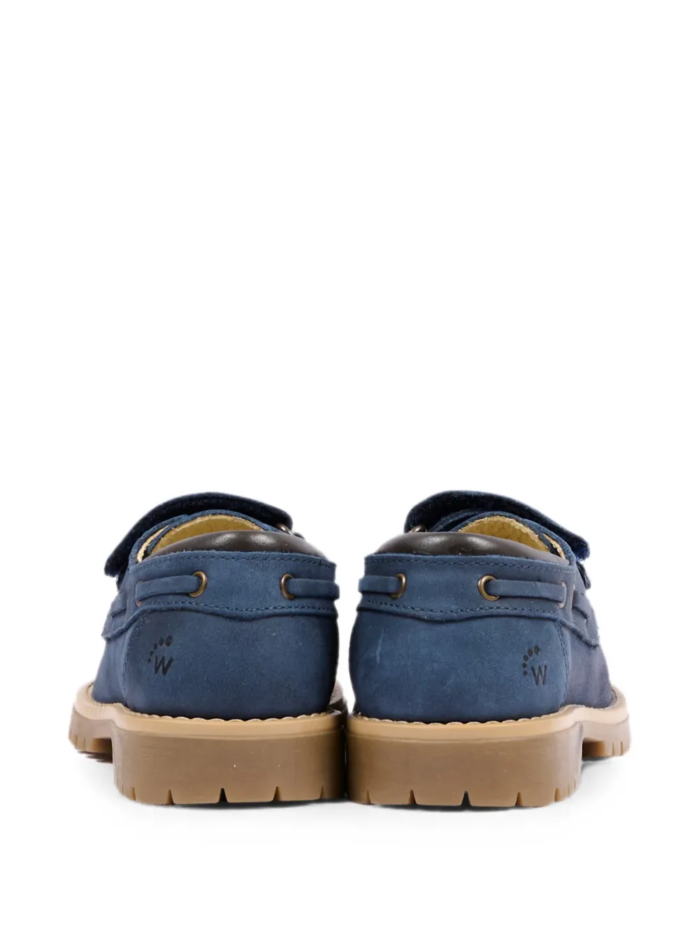 Walkey Loafers met klittenband Blauw