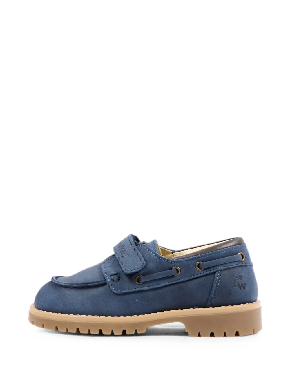 Walkey Loafers met klittenband Blauw
