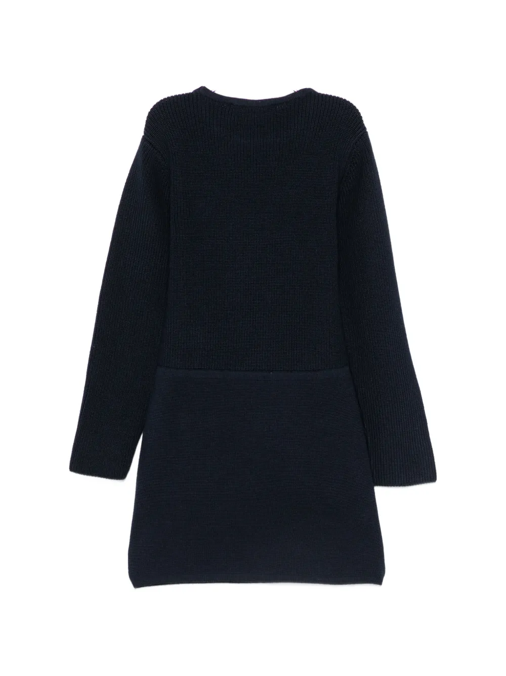 Elisabetta Franchi La Mia Bambina Jurk met logopatch en zakdetail Blauw