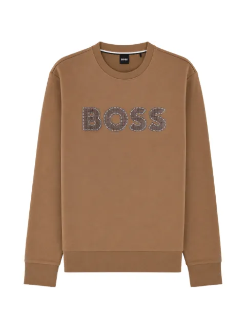 BOSS logo-appliqué sweatshirt