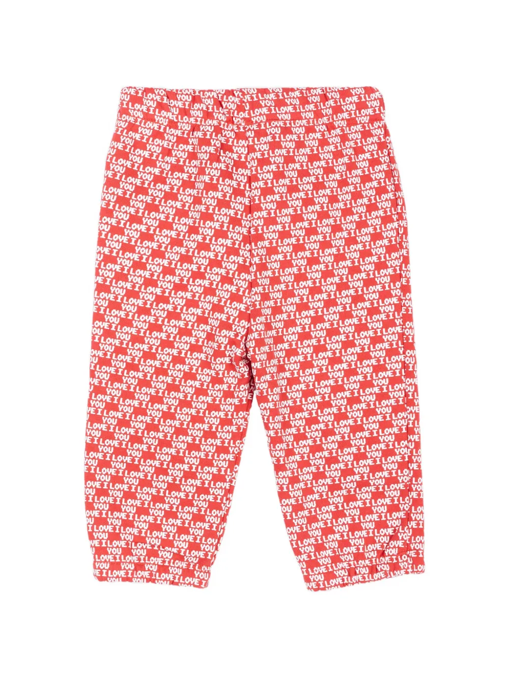 Stella McCartney Kids Trainingsbroek met tekst Rood