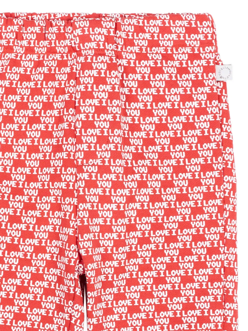 Stella McCartney Kids Trainingsbroek met tekst Rood