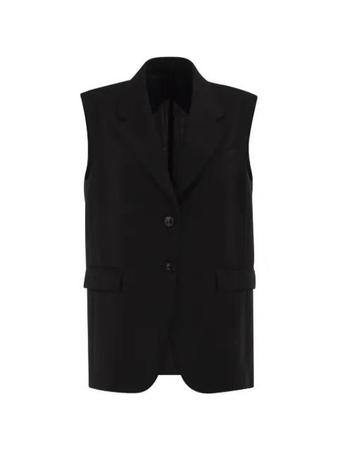 Max Mara sleeveless wool jacket