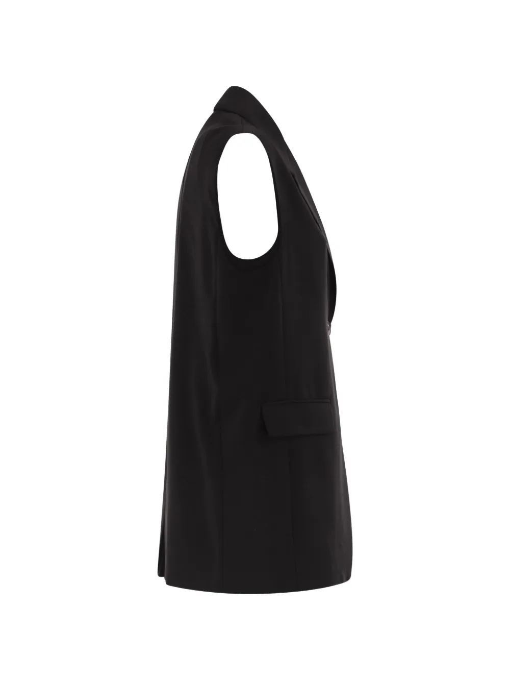 Max Mara Mouwloos jack Zwart