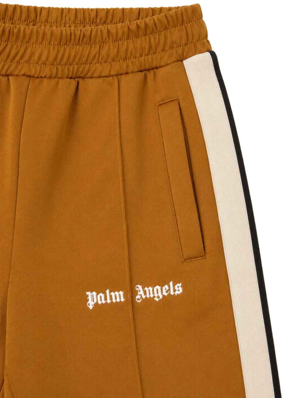 Palm Angels Kids Trainingsbroek met logoprint Bruin