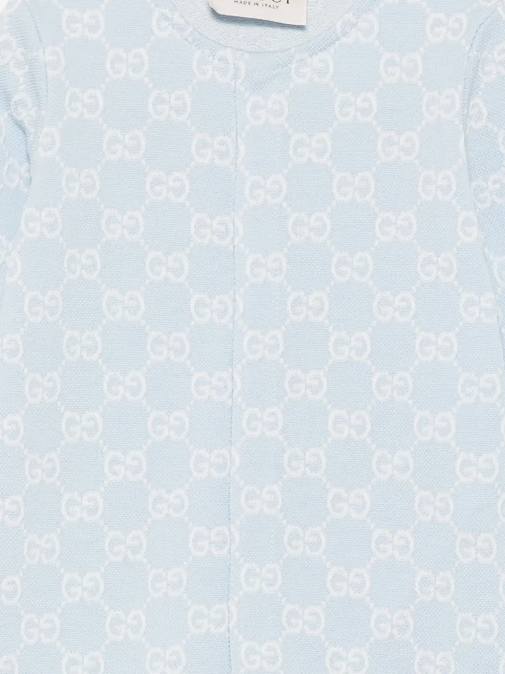 Gucci Kids GG Supreme babygrow set Blauw