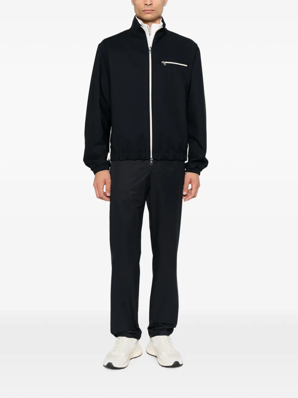 Moncler Jack met logopatch Zwart